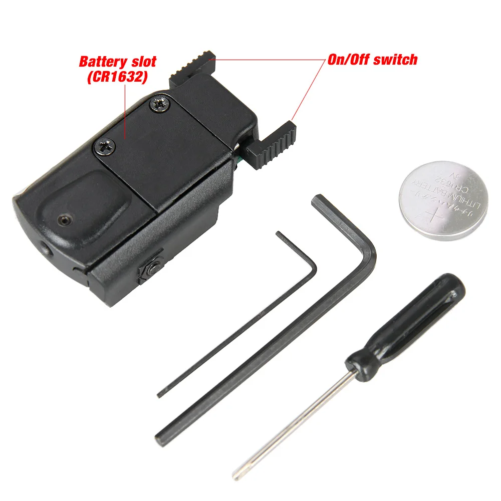 

PPT Tactical Red Laser Sight Laser Pointer With Switch For Hunting Airsoft Gun HK20-0035