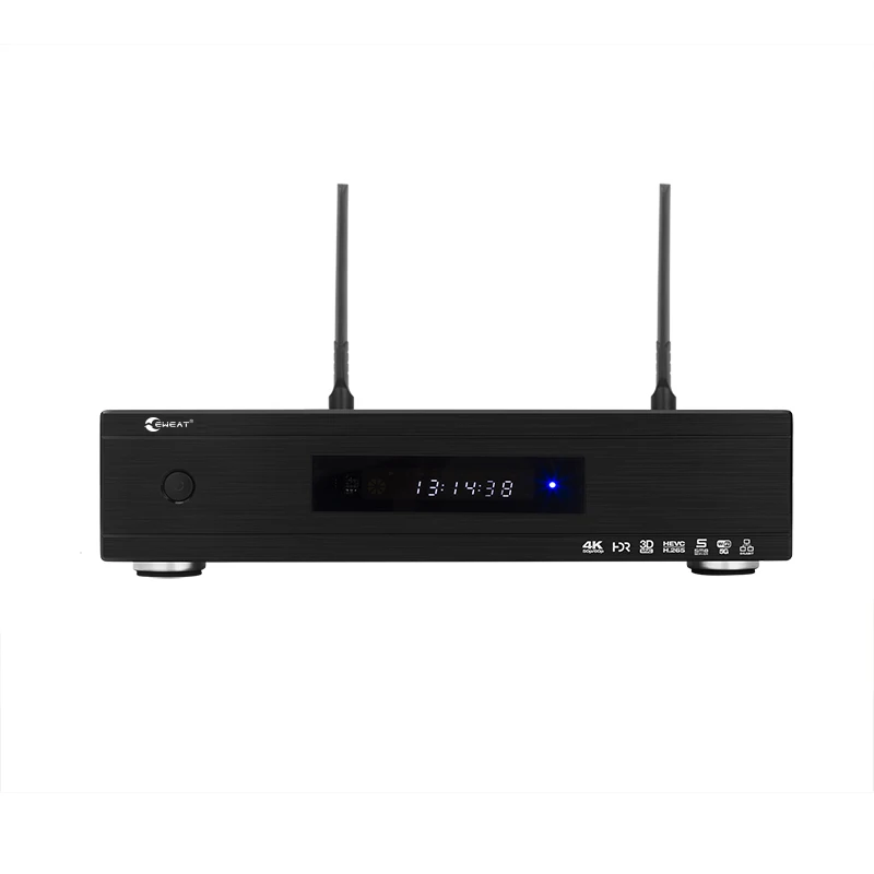 4K домашний кинотеатр EWEAT R10mini с 2 4/5 8G wifi RS232 android tv box HDR10 высококачественные HDD