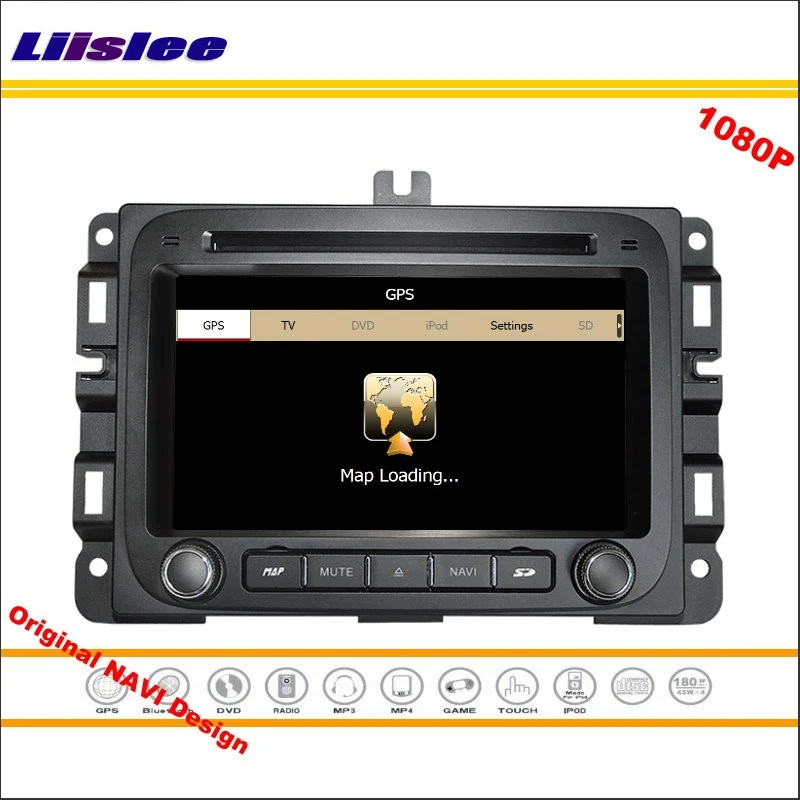 Для Dodge RAM 1500 2014 2015 2016 автомобильное радио FM AM Аудио Видео стерео CD DVD плеер GPS