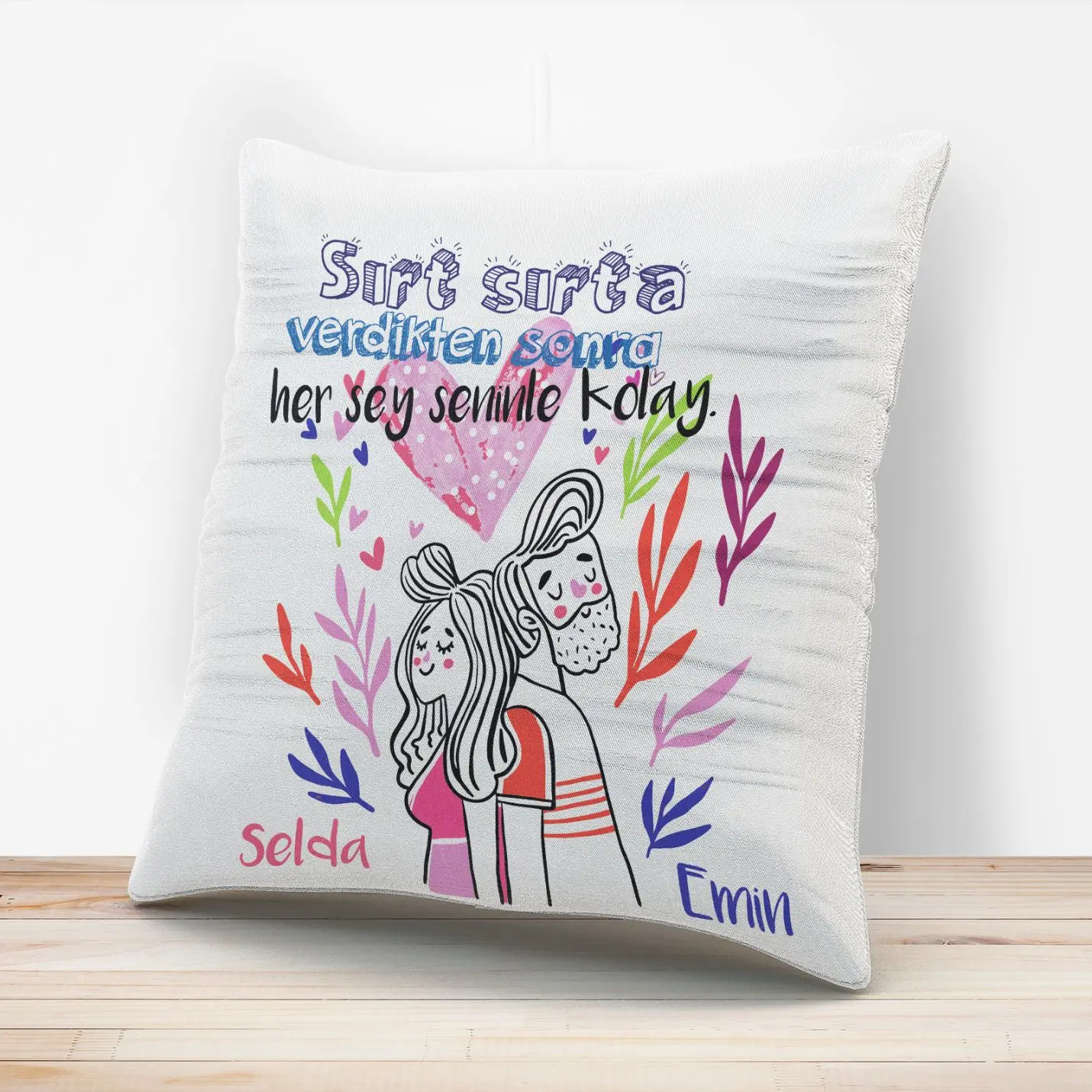 

Personalized Romantic Pillow Case-11