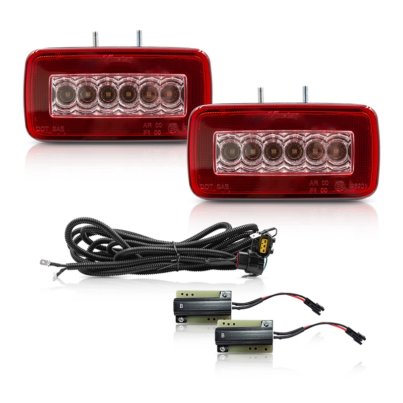 Светодиодные противотуманные фары для заднего бампера Benz 1986-2018 W463 G-Class G500 G550 G55 AMG