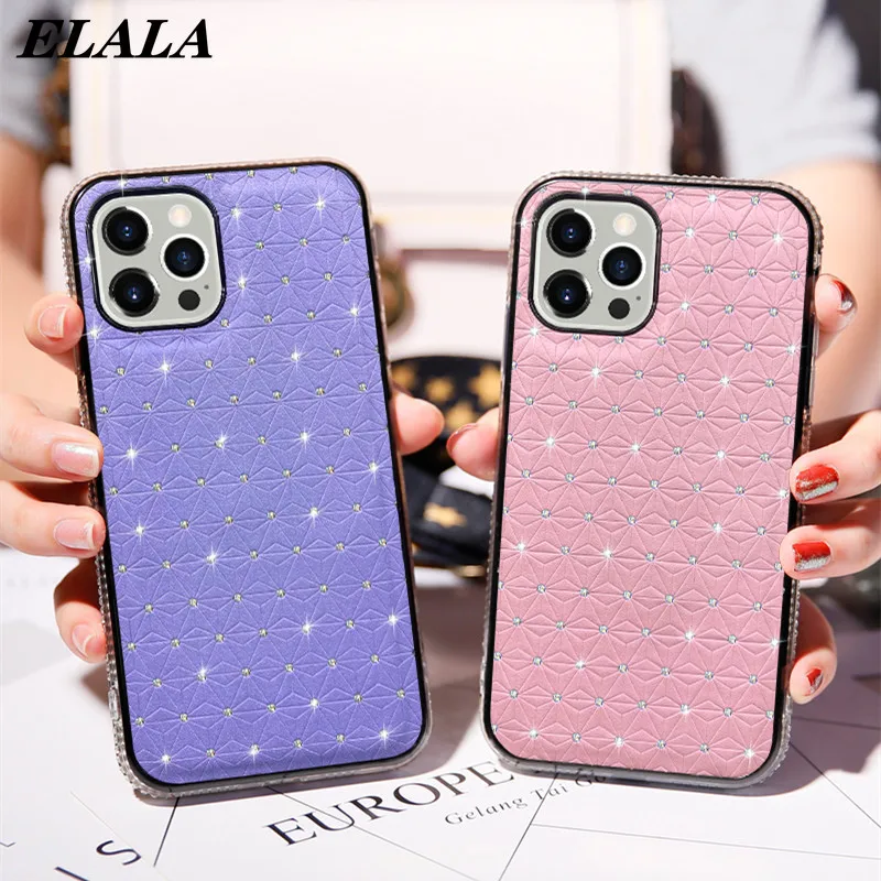 

Luruxy Glitter Diamond Case for iPhone 11 12 Pro Max XR SE 2020 6 7 8 Plus XS Max Jewelled Geometric Shockproof Back Cover