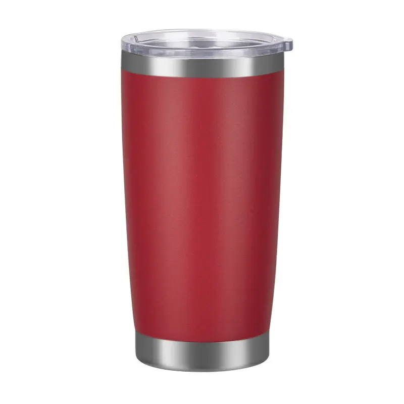 20oz 30oz Stainless Steel Wine Tumbler with Seal Lids Beer Mug Double Wall Vacuum Insulated Coffe Cup | Дом и сад