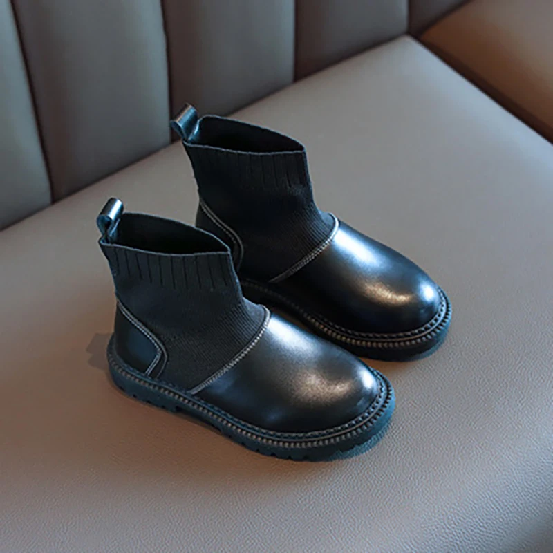 Детская обувь для девочек ботинки в байкерском стиле Dr Martens зимняя детей детские