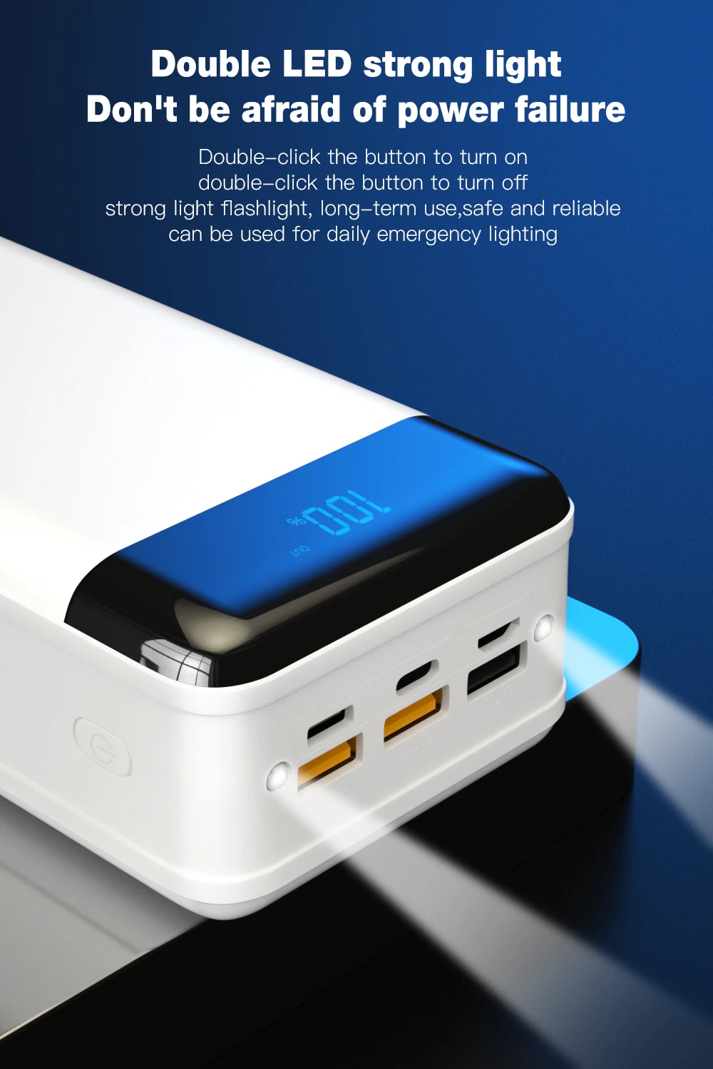 

Power Bank 50000mAh QC PD 3.0 Fast Charging Powerbank 50000 mAh External Battery Charger Poverbank For iPhone Xiaomi Samsung