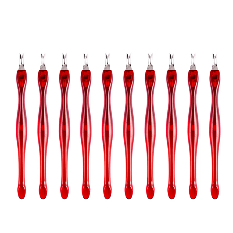 

5pc Stainless Steel Cuticle Pusher Nail Art Manicure Tool For Cut Dead Skin Fork Nipper Pusher Trimmer Cuticle Remover