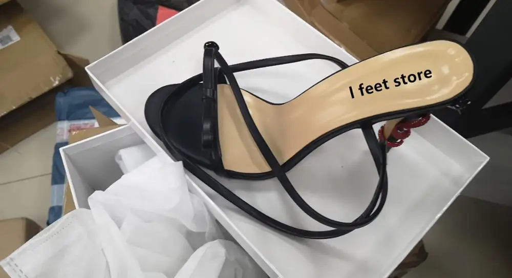 Лидер продаж пикантные сандалии гладиаторы модные на высоком каблуке с