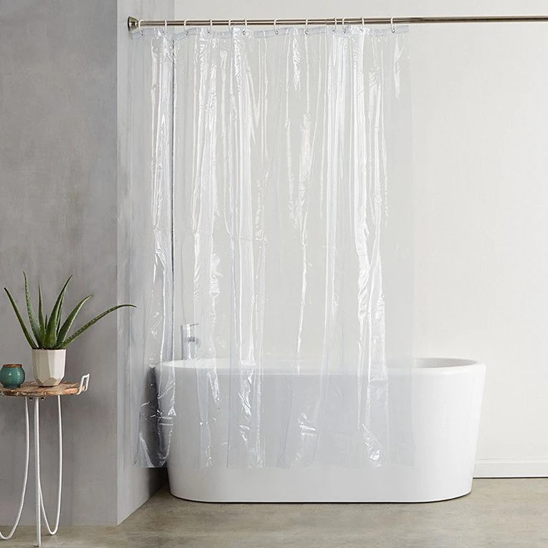 

Great Quality Transparent Shower Curtain Modern Wholesale Waterproof Eco-friendly EVA 180*200 for Home Use Bathroom