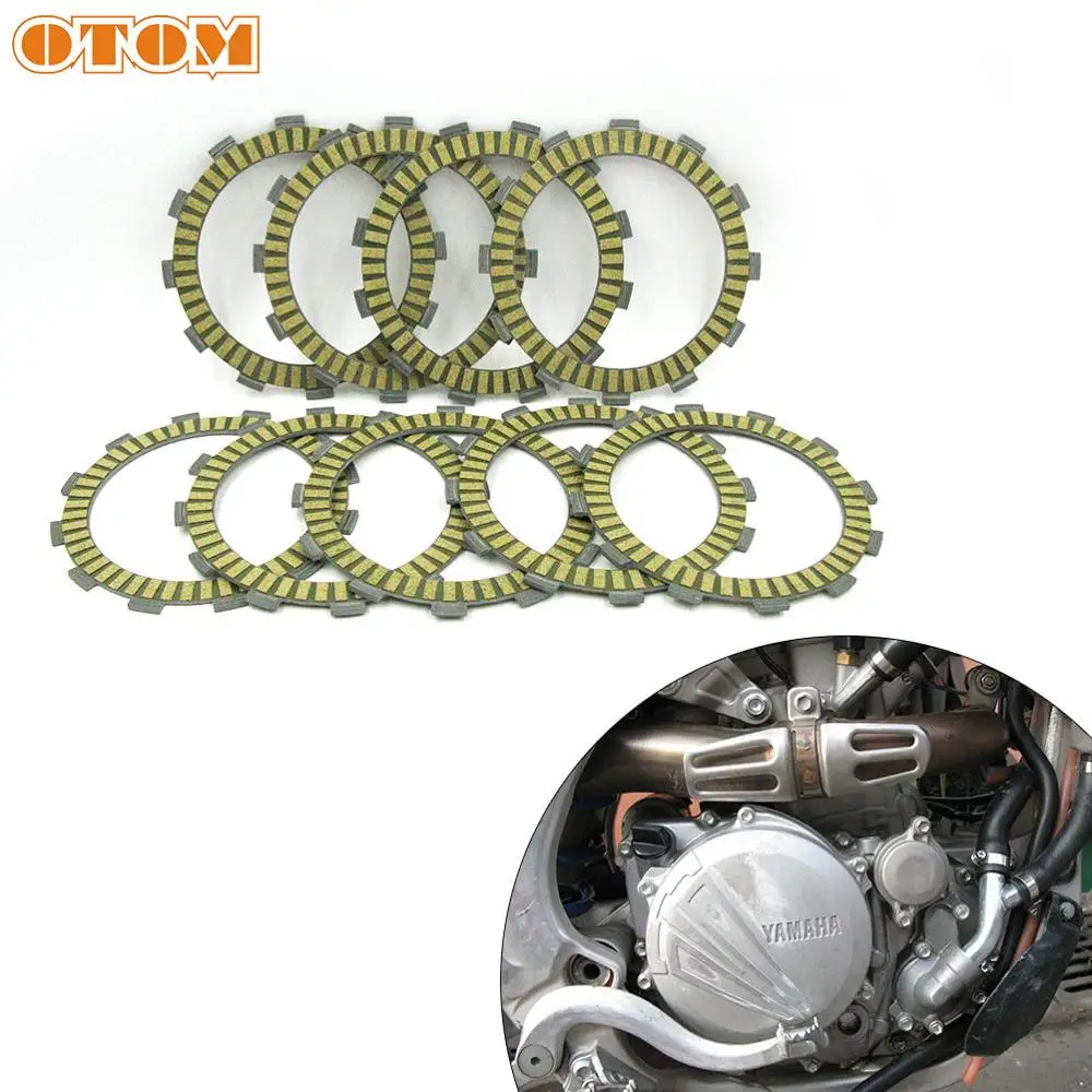 

OTOM For Yamaha Dirt Bike WR250F 2001-2019 YZ250F 2001-2018 YZ250FX 2015-2019 Clutch Friction Disc Plate Kit 9Pcs Motorbike Part