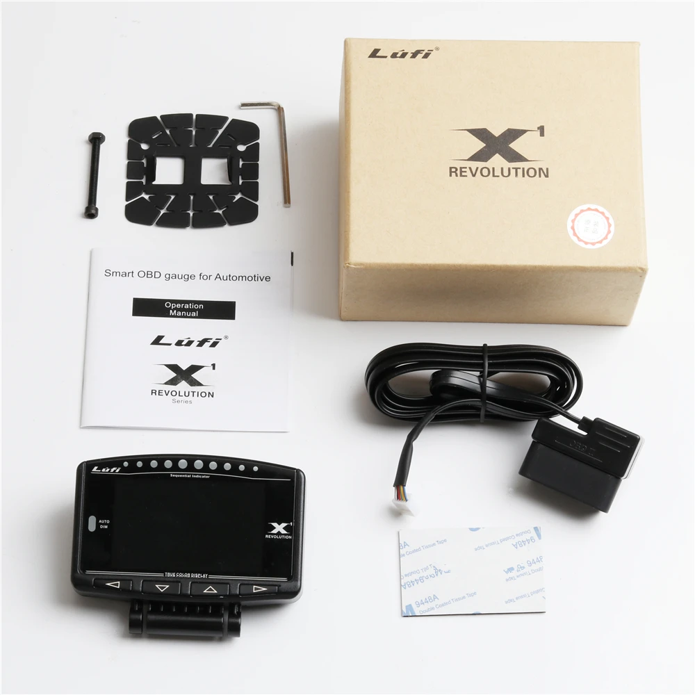 Автомобильный датчик давления масла LUFI X1 цифровой измеритель топлива OBD2