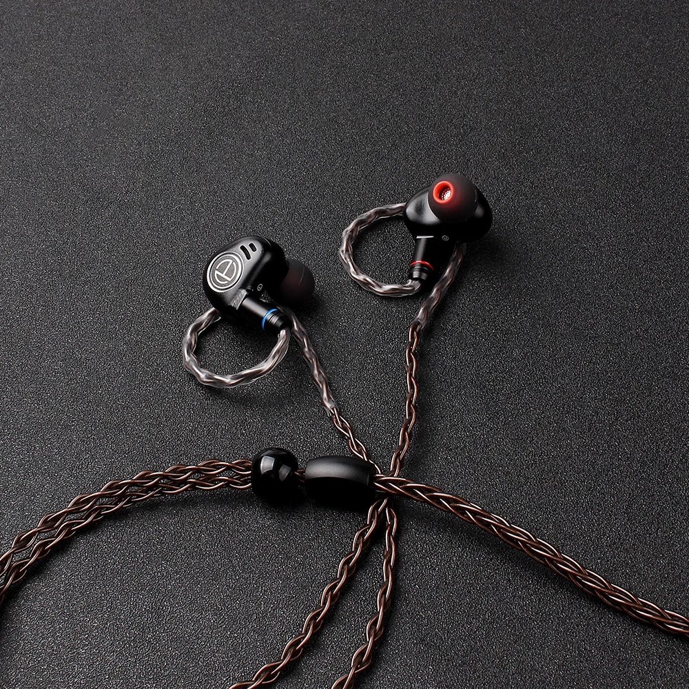 TRN T4 8 Core OCC медный кабель / 3,5 мм с разъемами MMCX / 2PIN. Улучшенные наушники для KZ ZSX EDX V90 BA5 ST1.