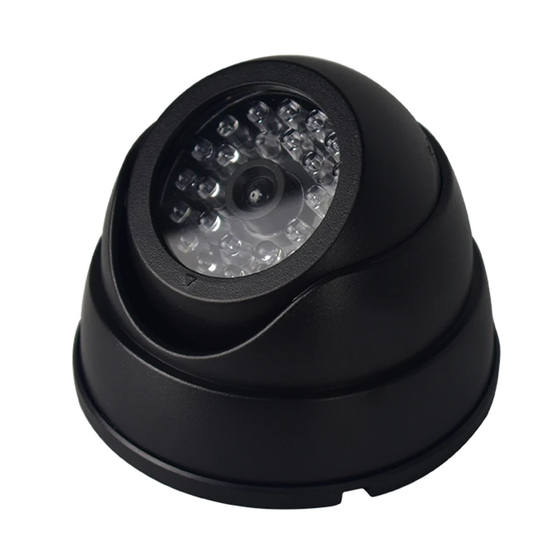 Smart Indoor Outdoor Dummy Surveillance Camera CCTV Dome Fake Security False IR LED With Flashing Red Light | Безопасность и