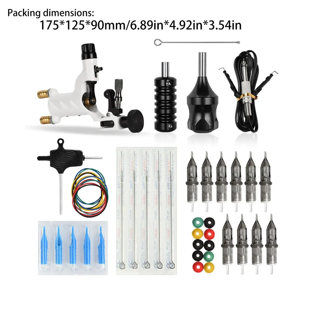 

Dragonfly Rotary Tattoo Machine Shader Liner Motor Gun Handle Kit For Artists Professional Tattoo Equipment