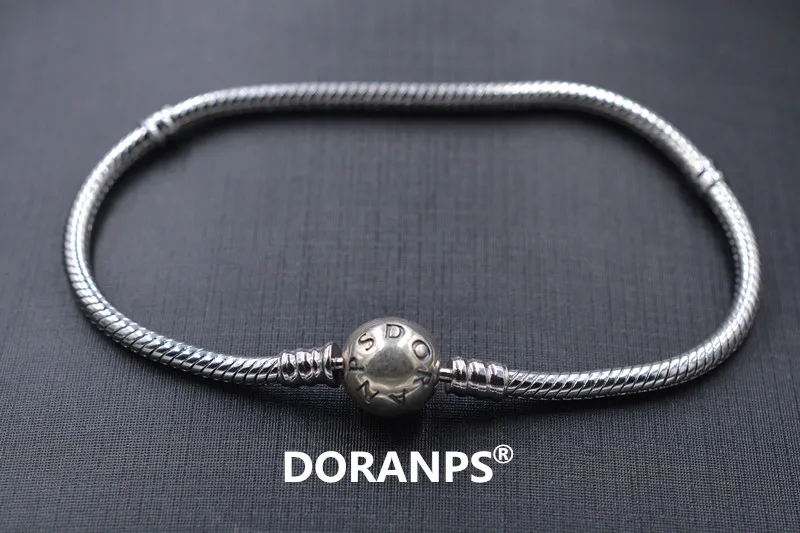 DORANPS ювелирное изделие 925 Очаровательные бусы оригинальные браслеты Дамская