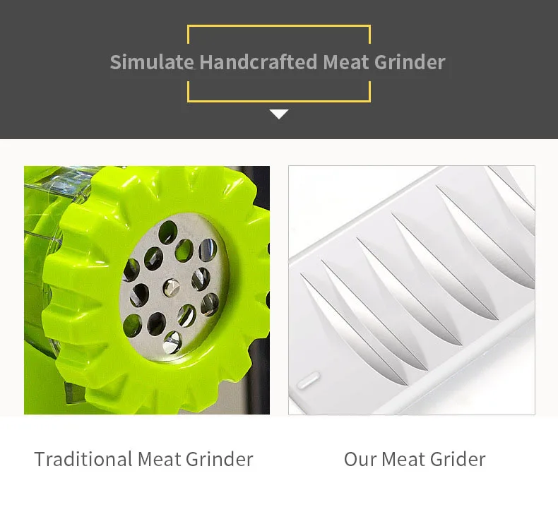 

Multifunctional Meat Grinder Stainless Steel Mincer Pepper Grinder Meat Chopper Smashing