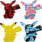 Покемон Пикачу гэнгар поп антистресс пузырьки для снятия стресса детские игрушки сенсорная развивающая игрушка