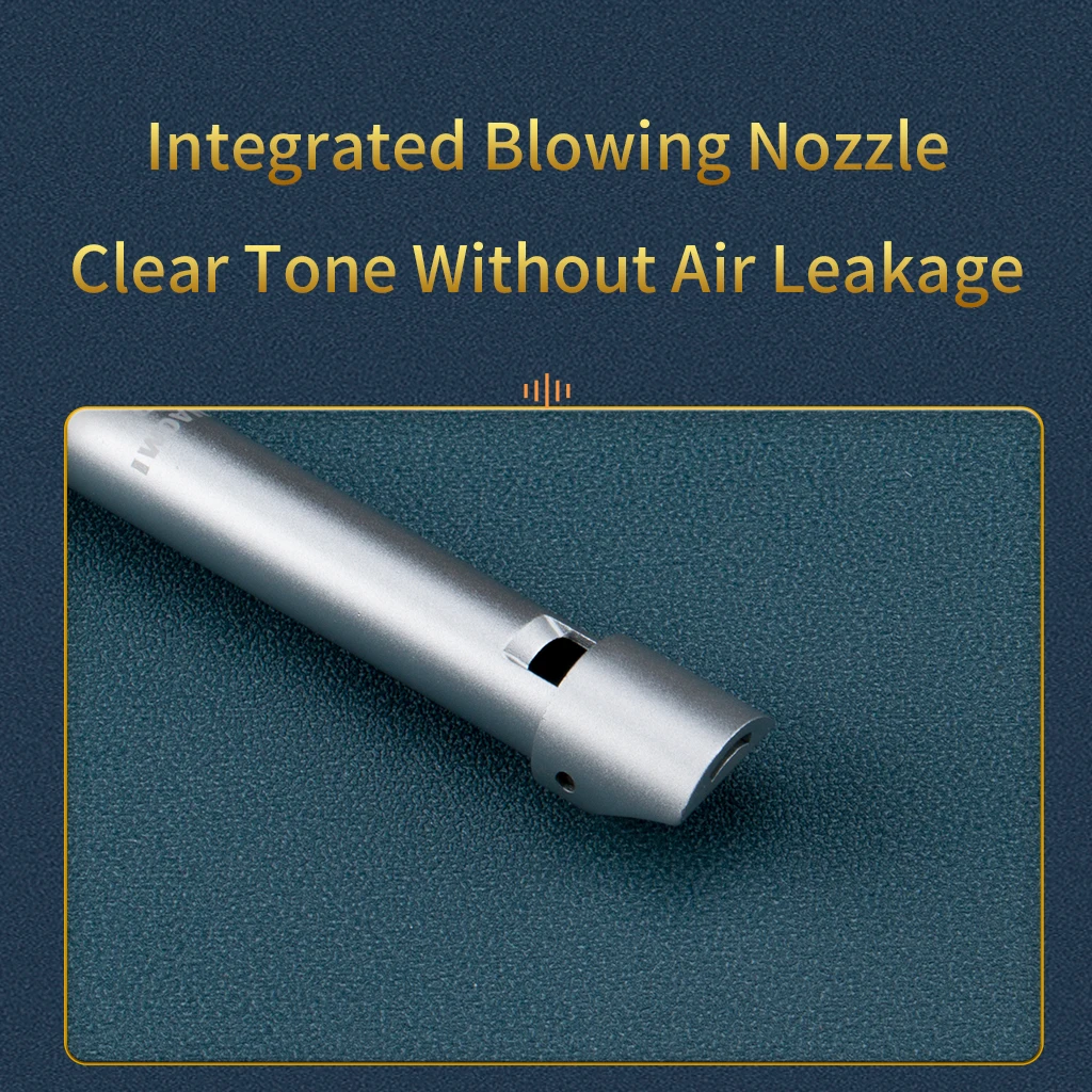 Ирландский свисток трубка из алюминиевого сплава Пенни с шестью отверстиями