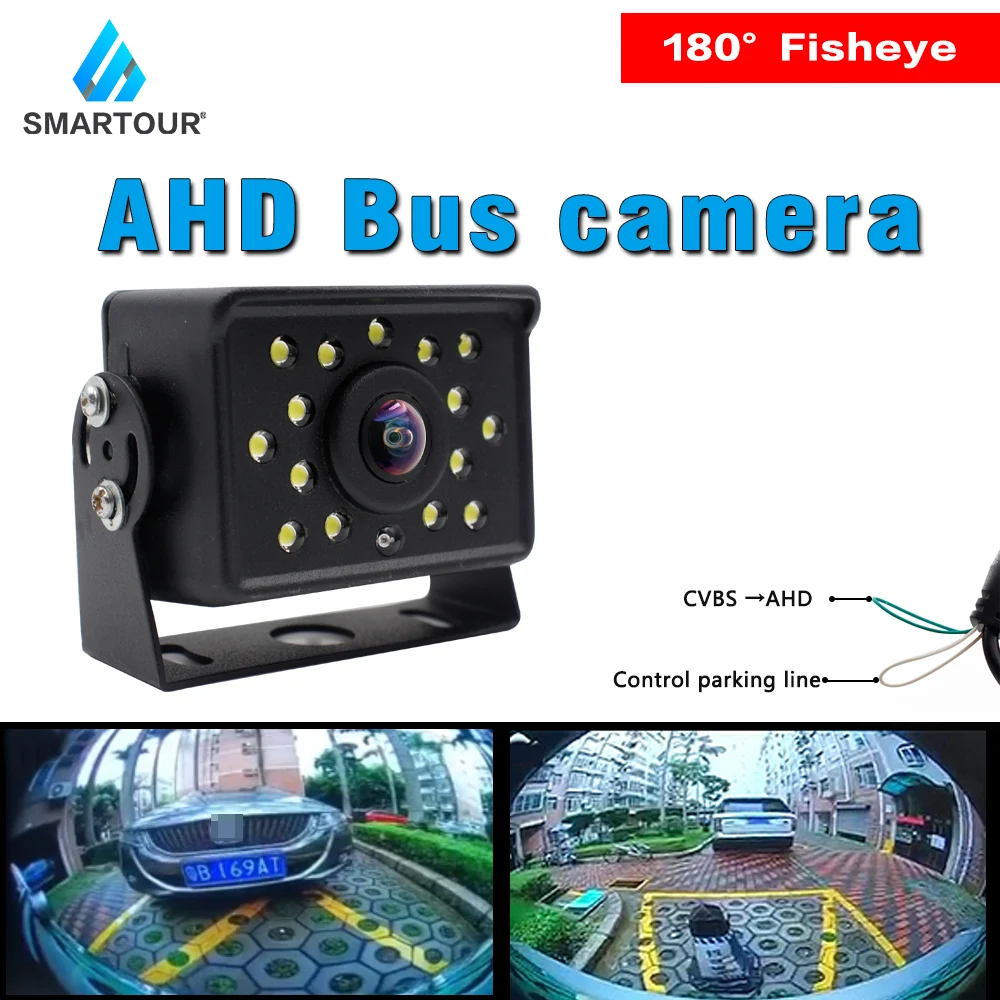 Светодиодный льная камера ночного видения AHD CCD заднего вида HD для грузовиков