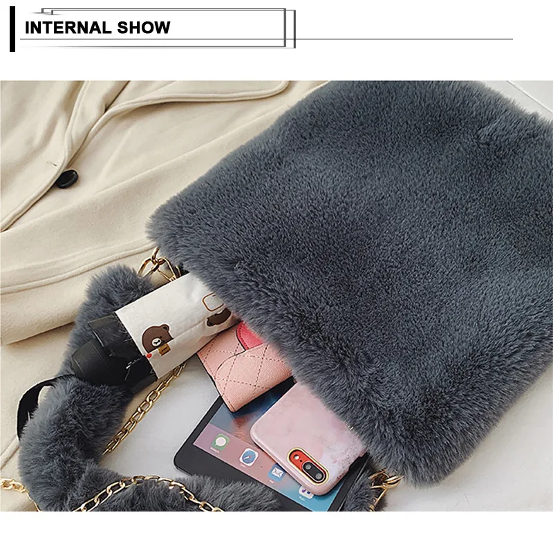 New Women Shoulder Bag Multifunction Autumn and Winter Plush Handbag Phone Coin Card Purse Messenger Female Crossbody | Багаж и сумки