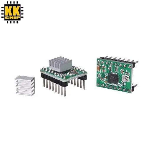 Детали для 3D-принтера KKCHIP шаговый драйвер Reprap A4988 модуль шагового двигателя с