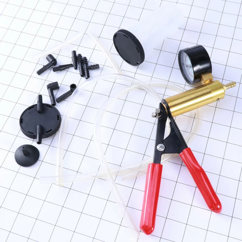 

Auto Vacuum Pump Tool Repair 36x23x6.5cm Manual Self-releasing Set Car