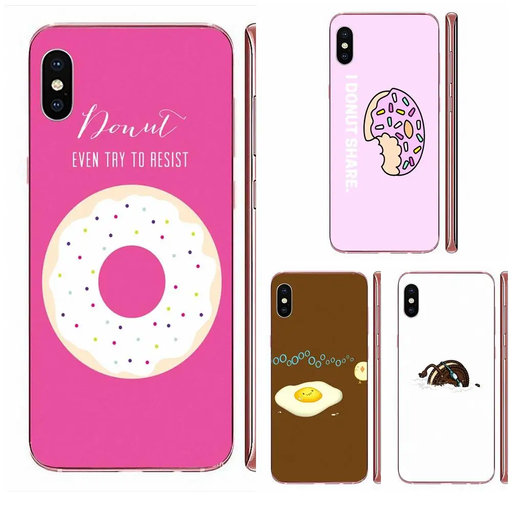 ТПУ мобильный Забавный пончик шутка уникальный милый ретро для Sony Xperia Z Z1 Z2 Z3 + Z4
