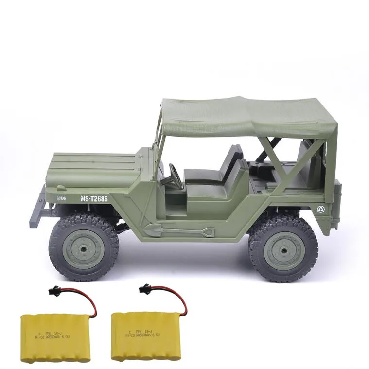 Green Foam Box 2BT Радиоуправляемый грузовик военный пульт дистанционного управления 4WD внедорожный джип автомобиль 1/14 BG1522 BG-1522 2,4G 1:14 4X4 управляющий светильник M151 командные игрушки - Цвет: Green Foam Box 2BT