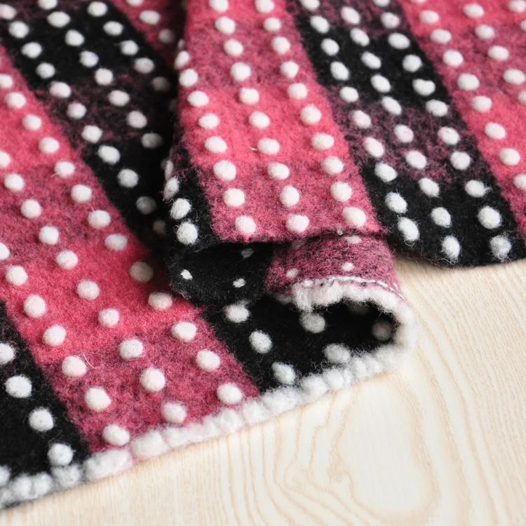 Бесплатная доставка 40% шерсть Толстая шерстяная ткань розовый и коричневый