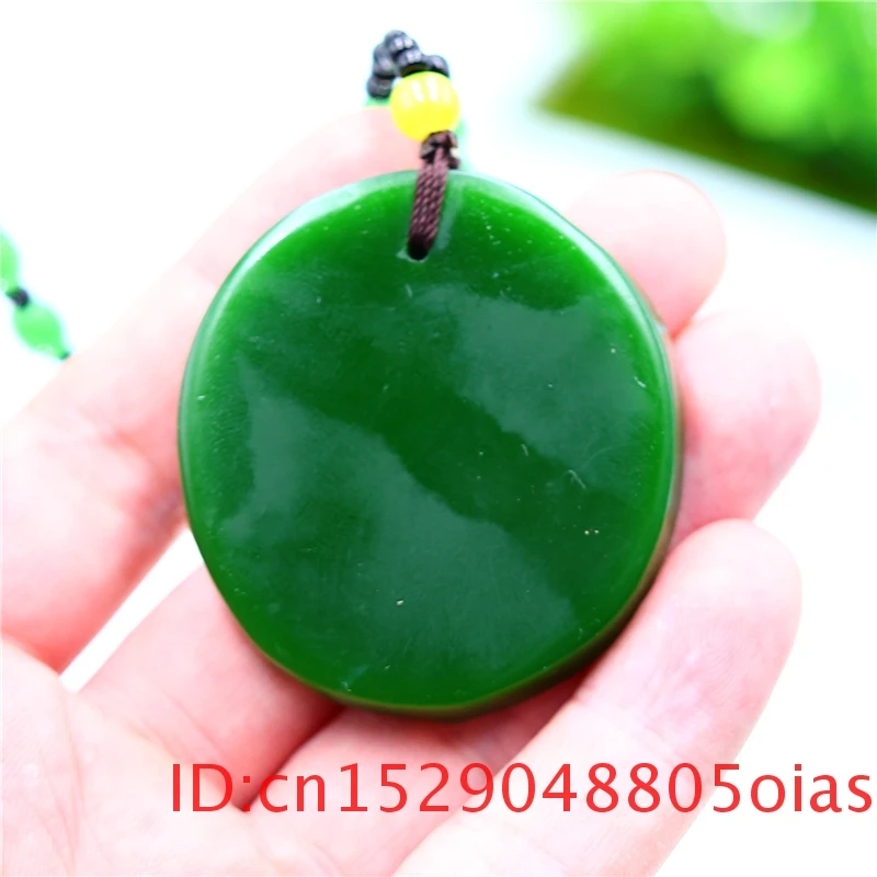 Подвеска с зеленым нефритовым Кроликом ожерелье Jadeite модные мужские