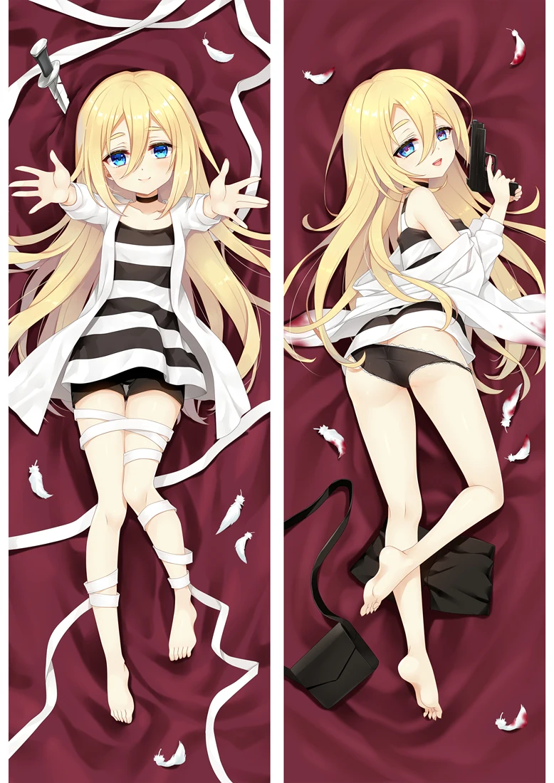 

Coscase Japanese Anime Angels of Death Satsuriku no Tenshi Rachel Gardner Dakimakura Pillow Cover Case Hugging Body Pillowcase