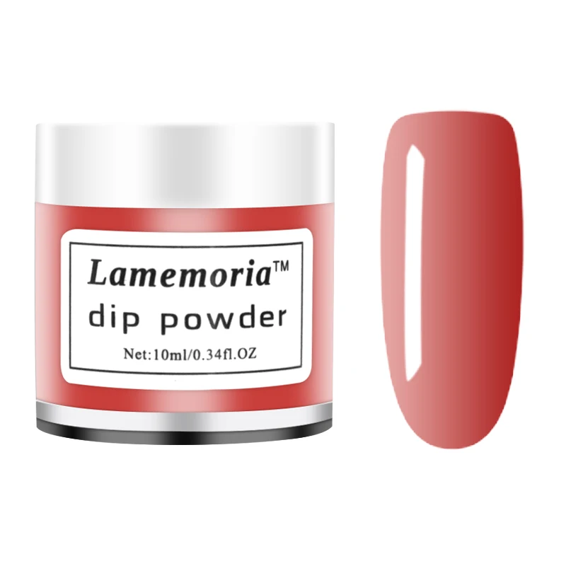 Lamemoria пудра для ногтей окунания французского маникюра естественный цвет блеск