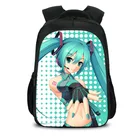 Рюкзак Pikurb с принтом будущего певца, школьный рюкзак с Мику, сумка для путешествий, детские подарки для студентов, друзей