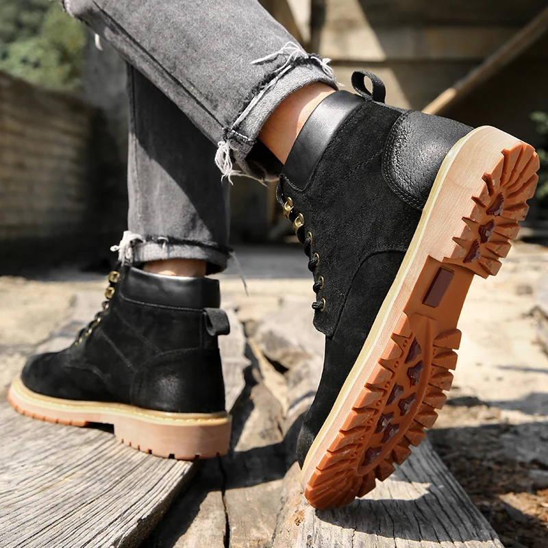 

Casual Sport Shoes Men Men's Casual Sneakers Mens Boots Male Shoe Sports Shoes Leather Zapatillas Informales Hombre Men
