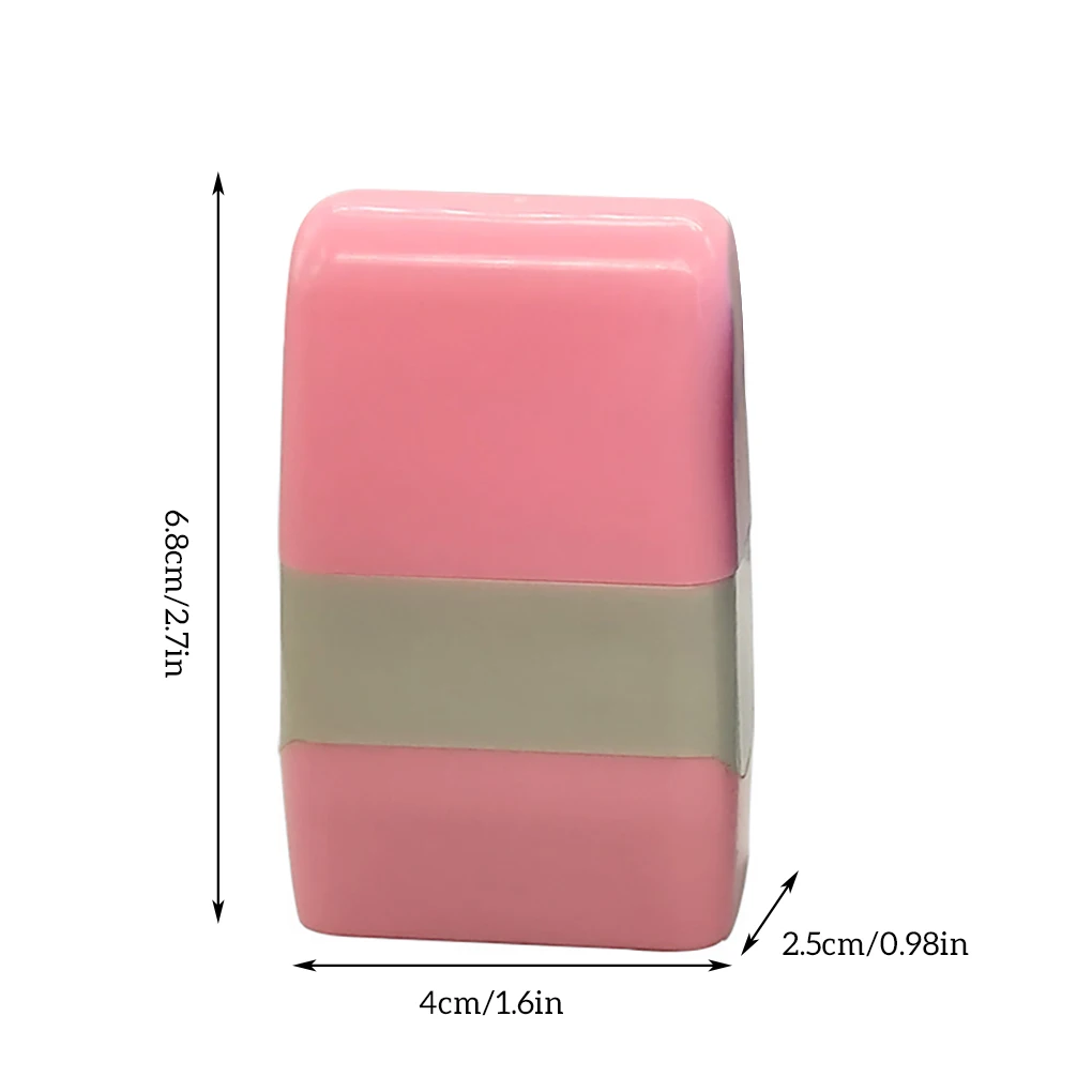 Mini Roller Self Covering Garbled Confidential Stamps Express List Identity Code Privacy Information Data Seal Theft Protection | Дом и сад