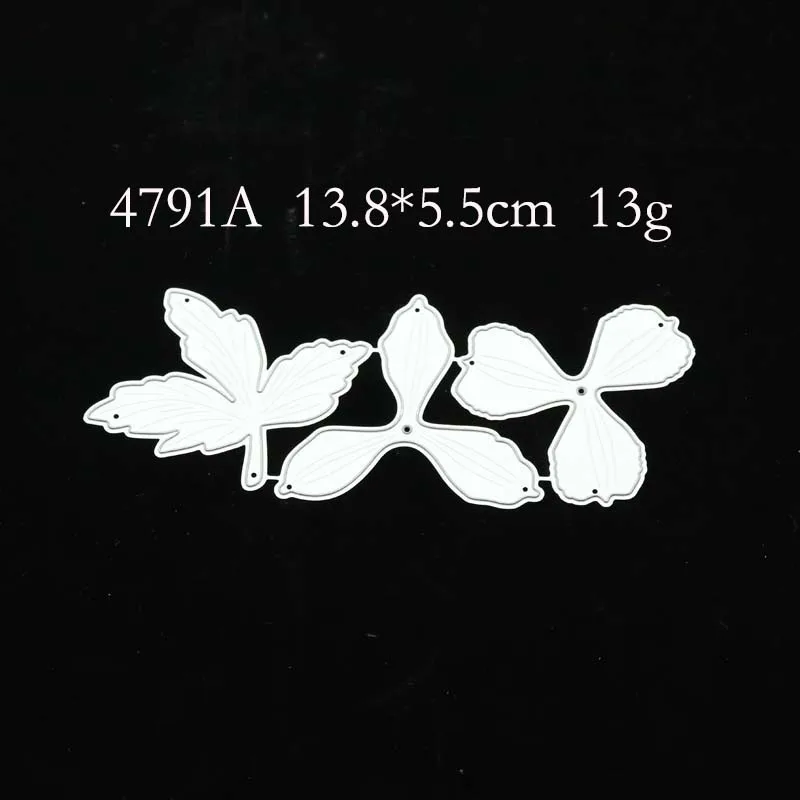 

JC 2021 NEW Petal Leaves Shape Metal Cutting Dies for Scrapbooking Stencil Handmade DIY Card Making Mould Model Craft Decoration