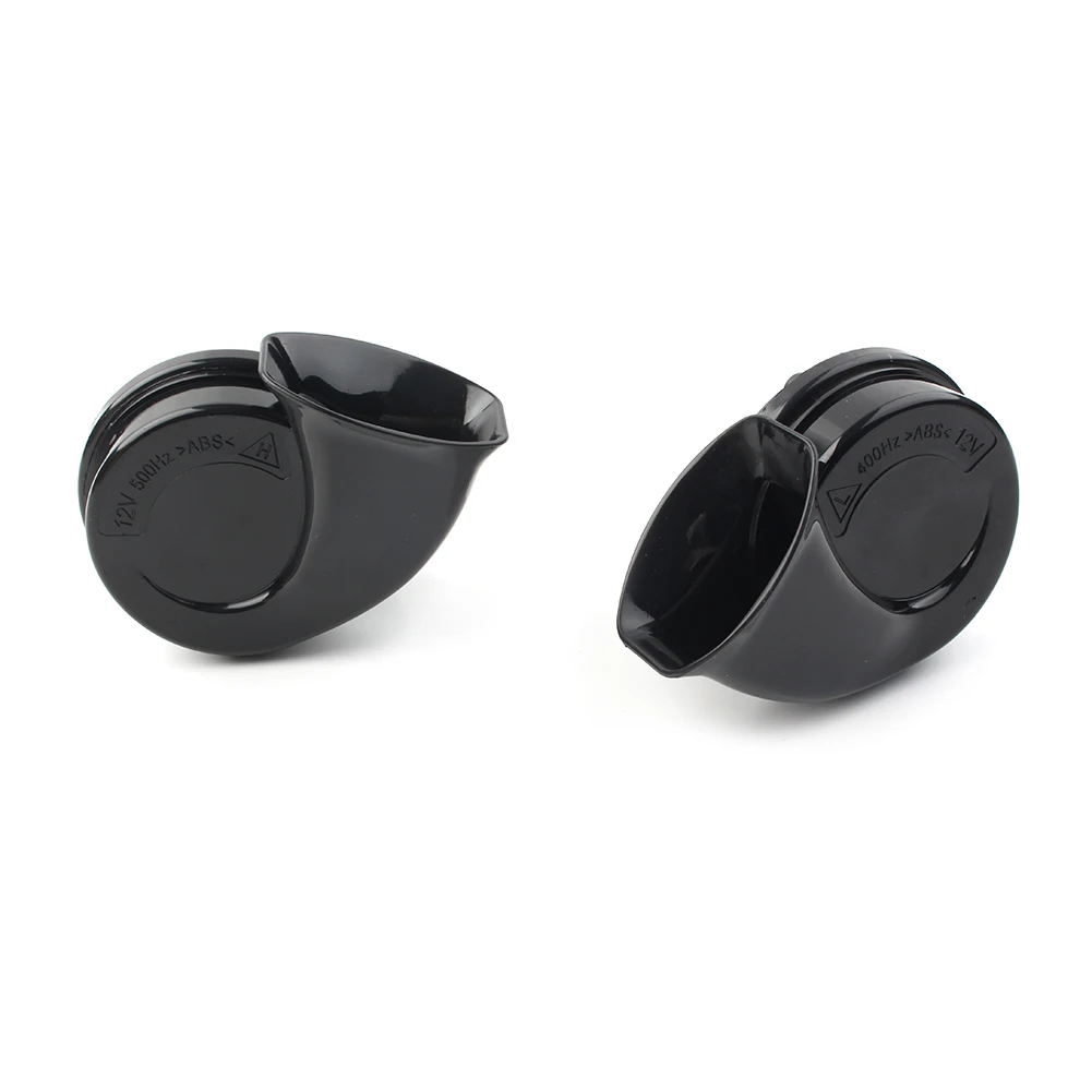 2 шт. черный автомобильный рожок-улитка 120 дБ 12 В для Toyota Yaris RAV4 Camry Corolla Highlander Prius C-HR