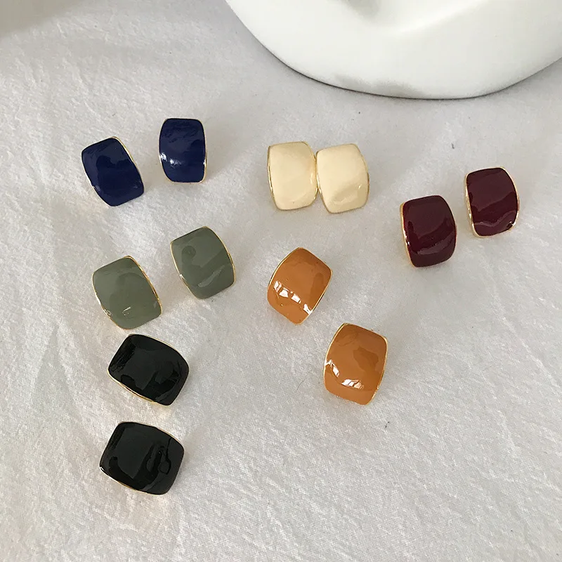 Новинка 2019 дизайнерские брендовые креативные глянцевые серьги-подвески в форме