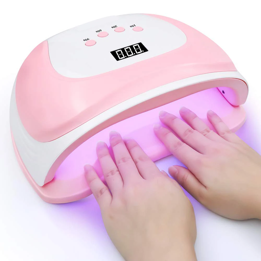 

108W 54pcs LEDs UV Lamp LED Nail Dryer for All Gel Polish Dual Power Quick Drying with Auto Sensor Manicure Salon Lamp