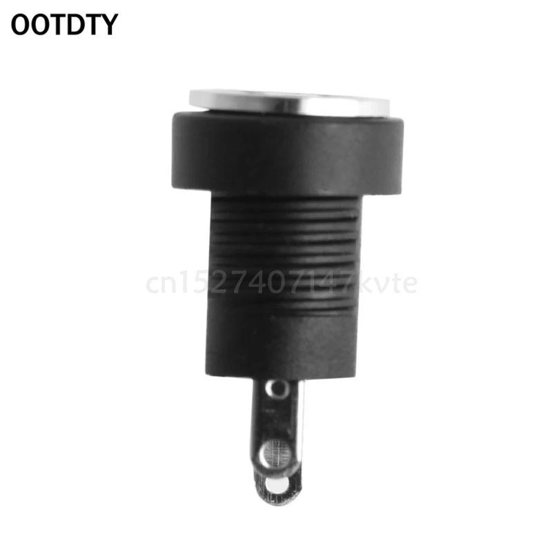 Новый блок питания Женский Джек Панель Крепление Разъем 5 мм 2 1 адаптер 10