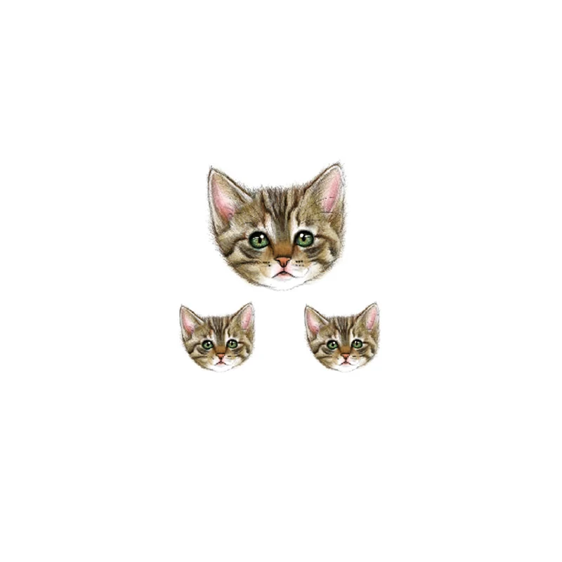 

28MM×25MM tattoo stickers waterproof female long-lasting kitten
