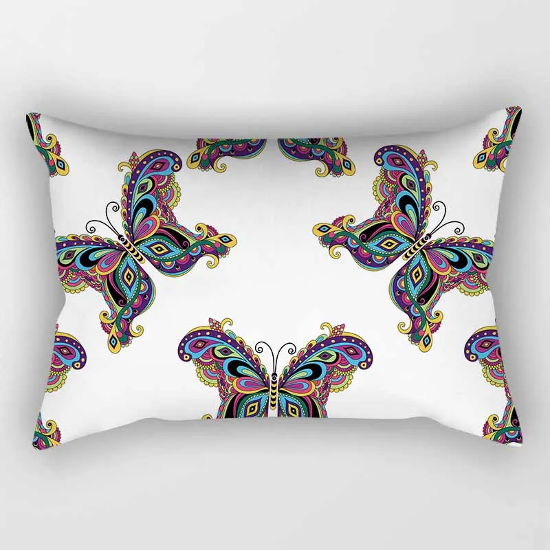 Лидер продаж подушка с бабочкой Чехлы прямоугольник спальная Подушка для