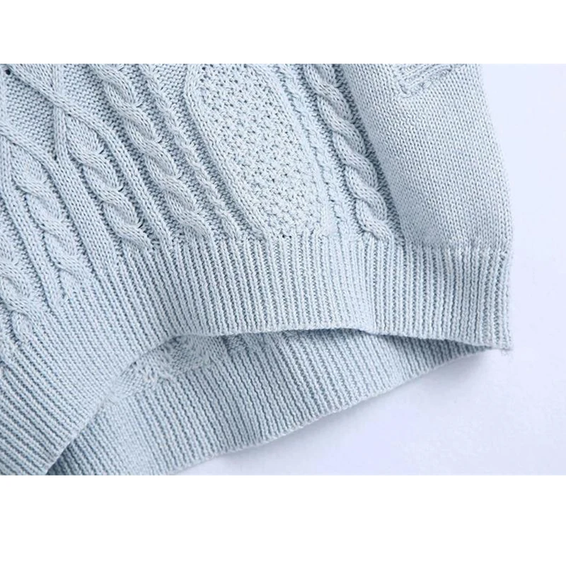 

Za summer vest sweater women Sweater vest 2021 new fashion cotton comfortable O-neck vest casual chic street vest sweater