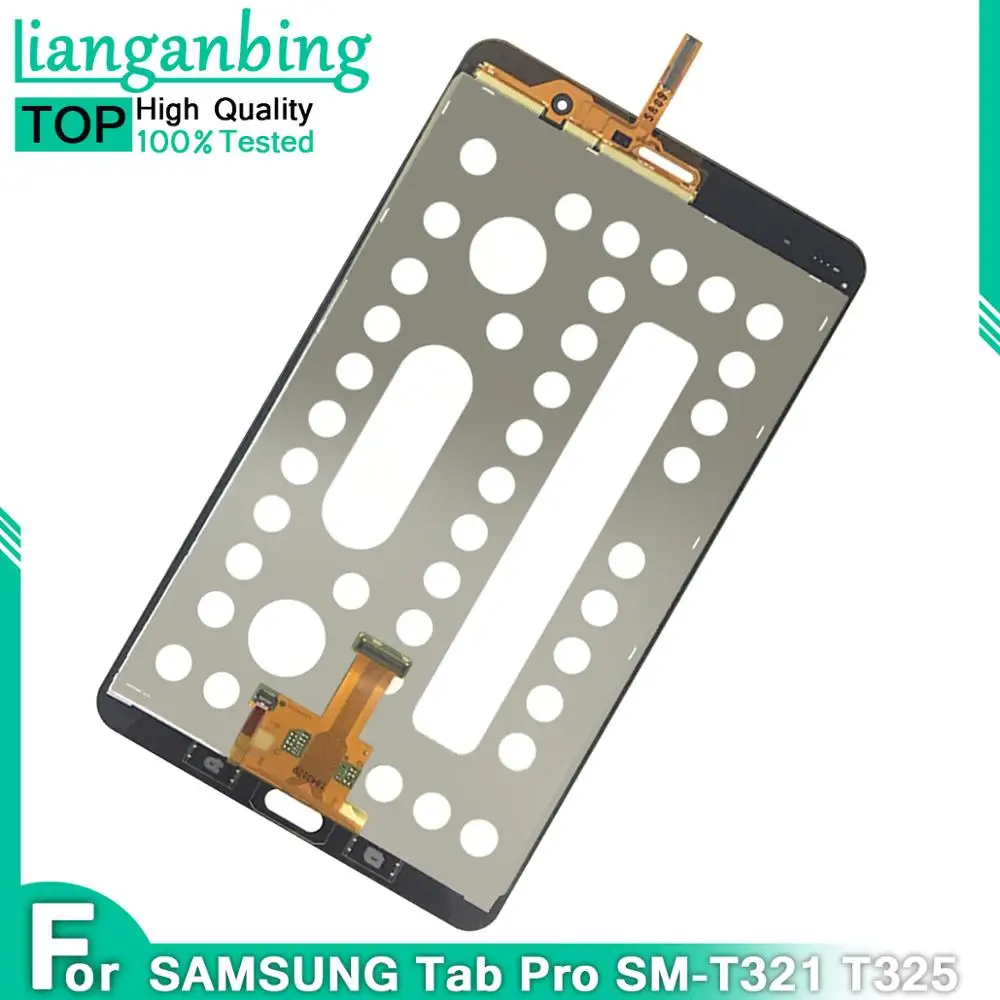100% ЖК-дисплей Tab Pro SM- T320 T321 T325 сенсорный экран дигитайзер сенсорная панель в сборе