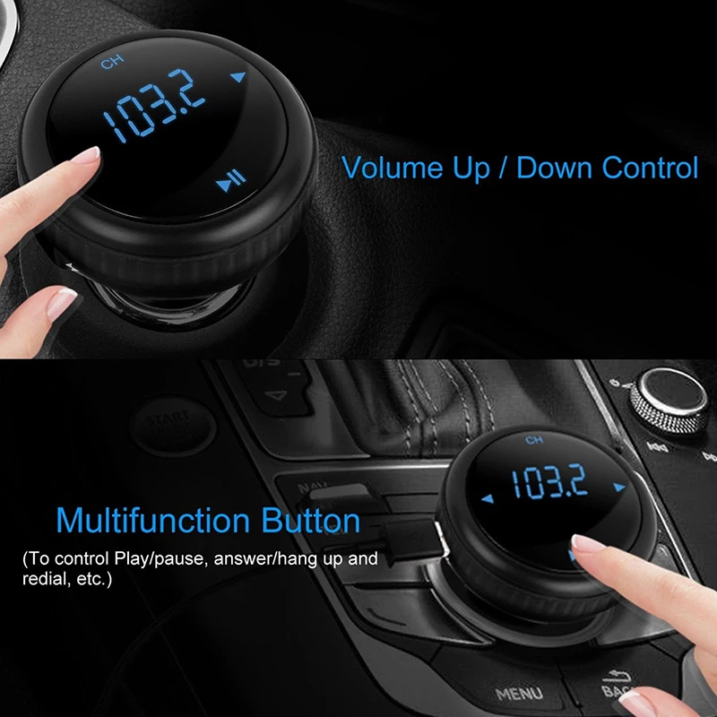 Лидер продаж Автомобильный MP3 плеер Bluetooth FM передатчик автомобильный комплект