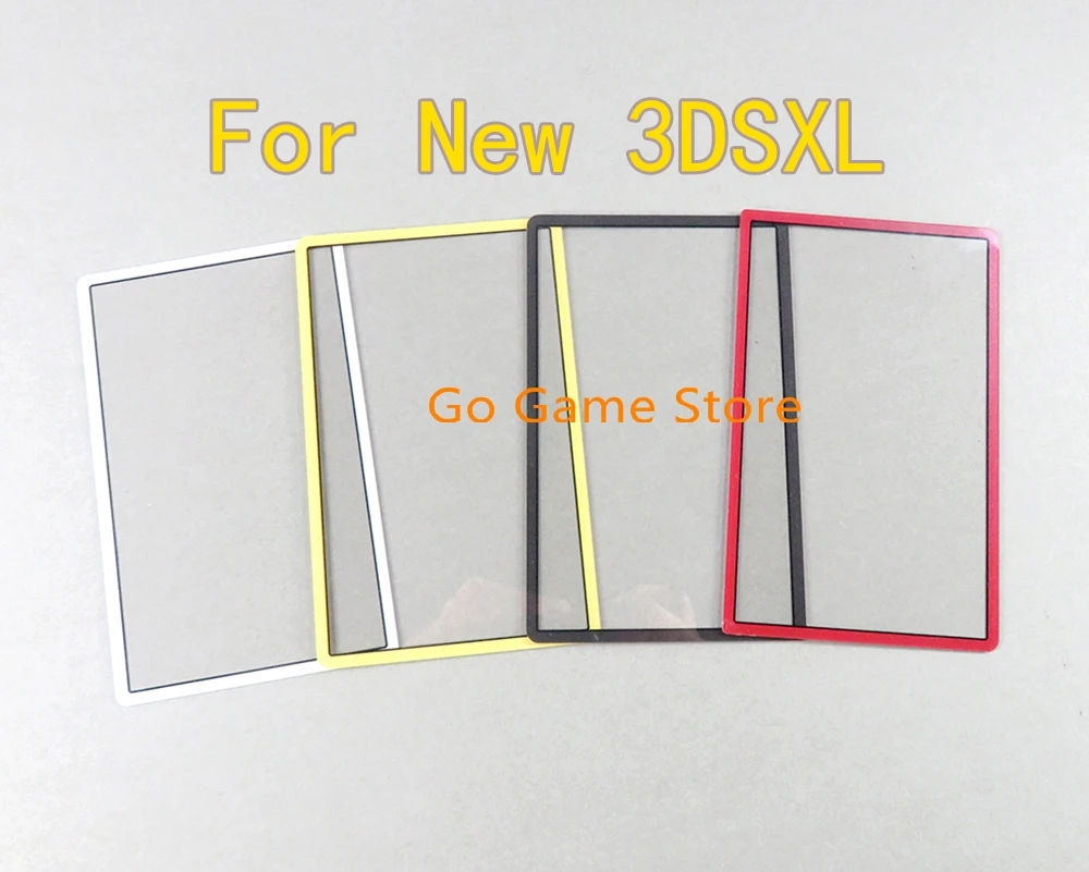 

60PCS/LOT for New 3dsxl 3DSLL New 3DS XL LL plastic Top screen lens Front LCD Screen Frame Lens Cover
