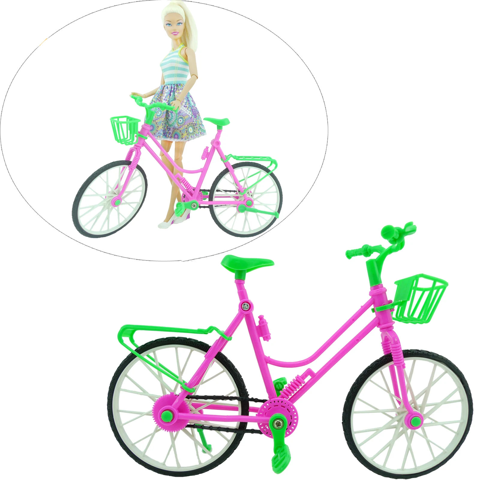 1 шт Высокое качество Пластиковые велосипедов модные розовые велосипед