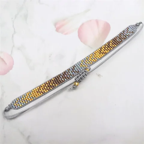 Браслет и набор браслетов из бусин миюки ZHONGVI