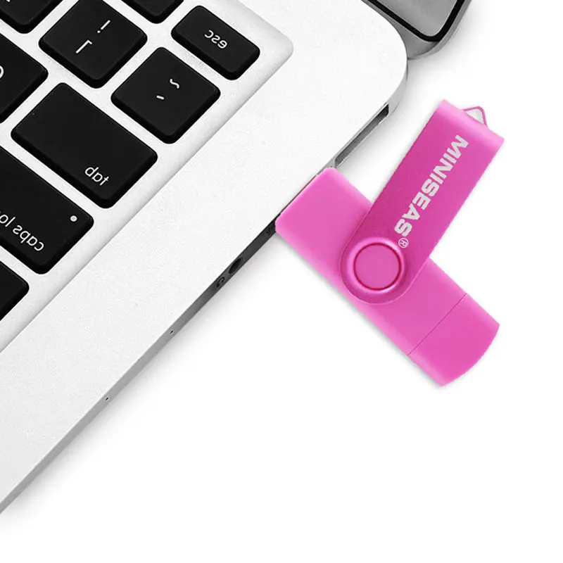 Новинка Miniseas usb 3 0 OTG 64 ГБ флеш-накопитель USB внешняя карта памяти 32 Micro флешка
