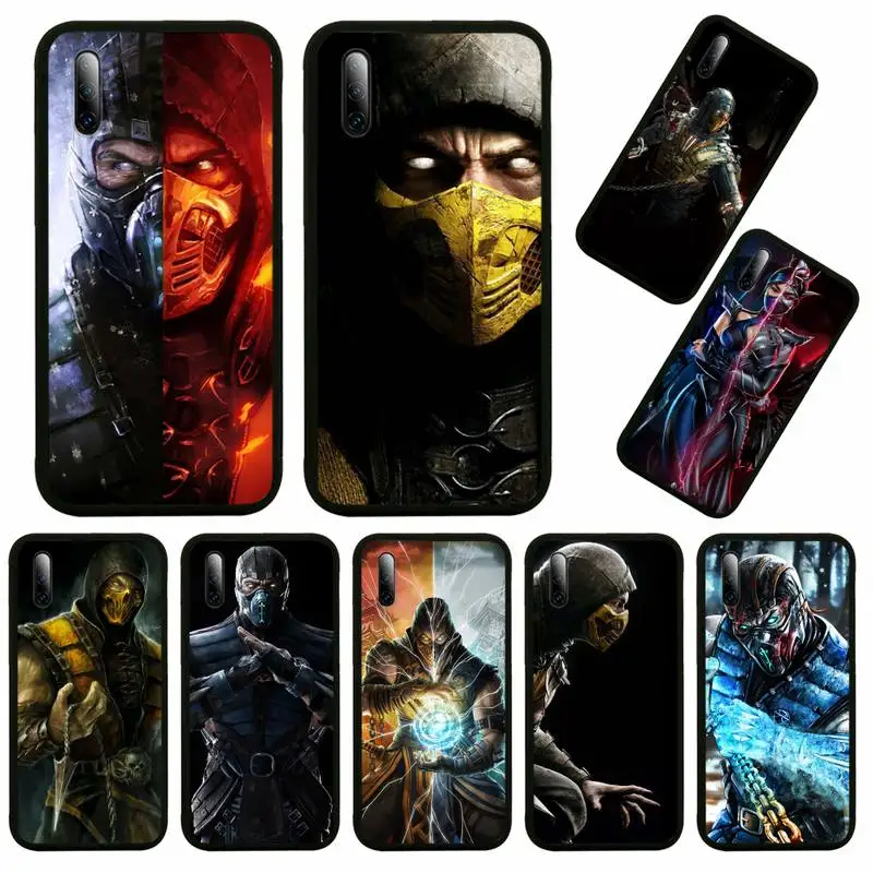 

Hot Scorpion Mortal Kombat Phone Case For Huawei Honor View V 5 7 8 9 10 20 30 X S Play Lite Pro Cover