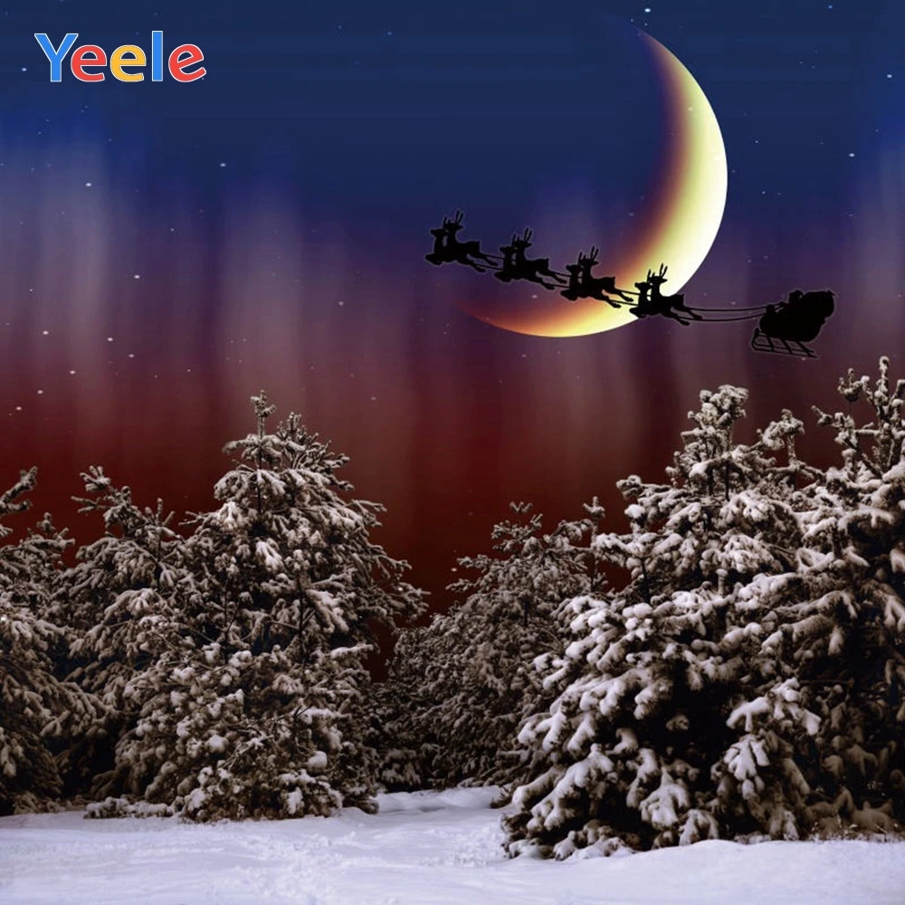 Рождественский фон Yeele для фотографирования новорожденных с изображением